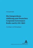 Die Entsprechenserklärung zum Deutschen Corporate Governance Kodex nach 161 AktG