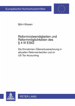 Cover Reformnotwendigkeiten und Reformmöglichkeiten des § 4 III EStG