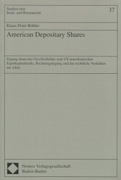 American Depositary Shares - Röhler, Klaus-Peter