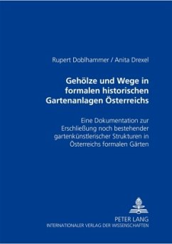 Cover Gehölze und Wege in formalen historischen Gartenanlagen Österreichs