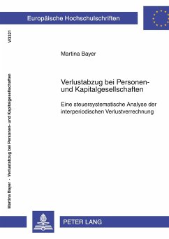 Verlustabzug bei Personen- und Kapitalgesellschaften - Bayer, Martina