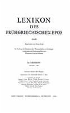 Cover Lexikon des frühgriechischen Epos Lfg. 20