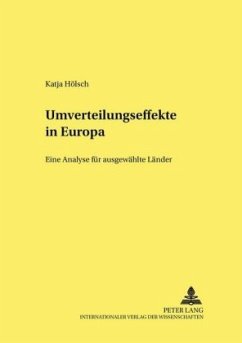 Cover Umverteilungseffekte in Europa