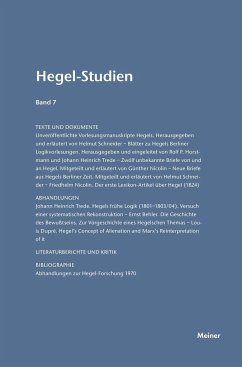 Hegel-Studien / Hegel-Studien Band 7 (1972)