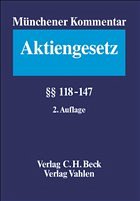 Münchener Kommentar Aktiengesetz - Kropff, Bruno / Semler, Johannes (Hgg.)