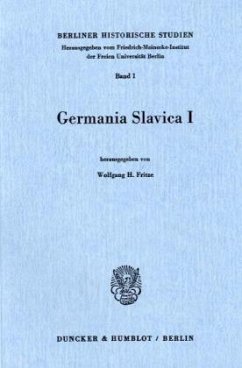 Germania Slavica I - Fritze, Wolfgang H. (Hrsg.)