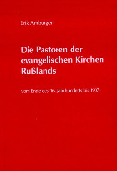 Cover Die Pastoren der evang. Kirchen Rußlands