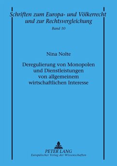 Cover Deregulierung von Monopolen und Dienstleistungen von allgemeinem wirtschaftlichen Interesse
