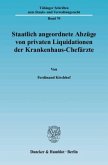 Staatlich angeordnete Abzüge von privaten Liquidationen der Krankenhaus-Chefärzte.