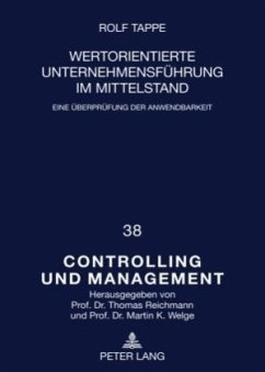 Wertorientierte Unternehmensführung im Mittelstand - Tappe, Rolf