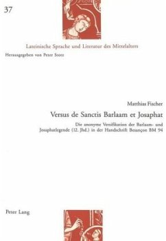 Versus de Sanctis Barlaam et Josaphat - Fischer, Matthias