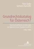 Grundrechtskatalog für Österreich?