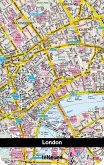 Libreta Apaisada: Mapa London City (10 X 15 )