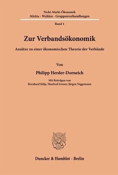 Zur Verbandsökonomik. - Herder-Dorneich, Philipp