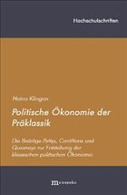 Politische Ökonomie der Präklassik