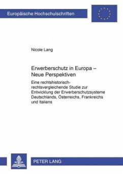 Erwerberschutz in Europa - Neue Perspektiven - Lang, Nicole