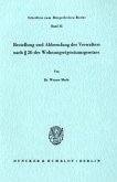 Bestellung und Abberufung des Verwalters nach 26 des Wohnungseigentumsgesetzes.