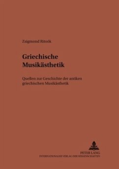 Griechische Musikästhetik - Ritoók, Zsigmond