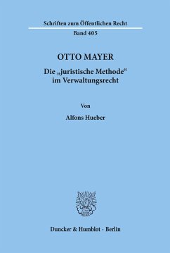 Otto Mayer. - Hueber, Alfons