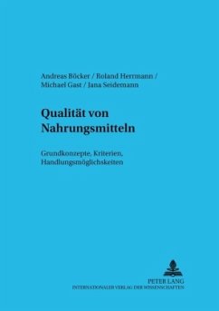 Cover Qualität von Nahrungsmitteln