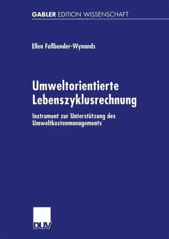 Umweltorientierte Lebenszyklusrechnung - Faßbender-Wynands, Ellen