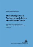 Musterhaftigkeit und Varianz in linguistischen Zeitschriftenaufsätzen