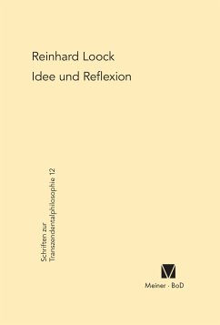 Idee und Reflexion bei Kant - Loock, Reinhard