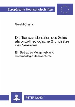 Cover Die Transzendentalien des Seins als onto-theologische Grundsätze des Seienden