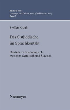 Das Ostjiddische im Sprachkontakt - Krogh, Steffen