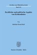 Rechtliche und politische Aspekte von... - Bild 1