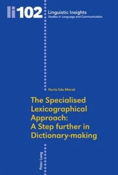 The Specialised Lexicographical Approach: A Step further in Dictionary-making - Edo Marzá, Nuria