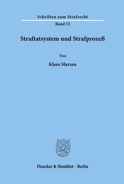 Cover Straftatsystem und Strafprozeß.