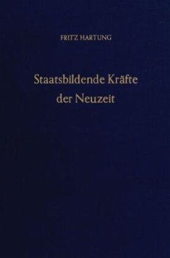 Cover Staatsbildende Kräfte der Neuzeit.
