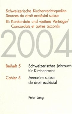 Schweizerische Kirchenrechtsquellen- Sources du droit ecclésial suisse - Winzeler, Christoph