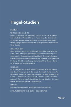 Hegel-Studien / Hegel-Studien Band 21 (1986)