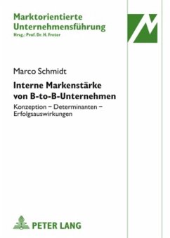 Interne Markenstärke von B-to-B-Unternehmen - Schmidt, Marco