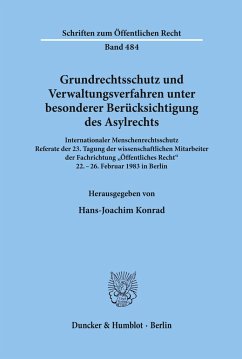 Grundrechtsschutz und Verwaltungsverfahren - Konrad, Hans-Joachim (Hrsg.)