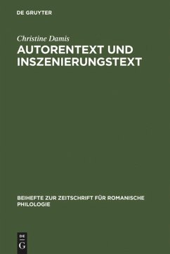 Autorentext und Inszenierungstext