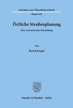 Örtliche Straßenplanung. - Kregel, Bernd