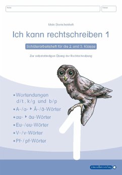 Ich kann rechtschreiben 1. Schüler-Arbeitsheft für die 2. und 3. Klasse - sternchenverlag GmbH;Langhans, Katrin