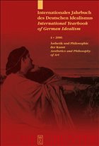 Internationales Jahrbuch des Deutschen Idealismus / International Yearbook of German Idealism