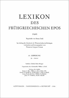 Lexikon des frühgriechischen Epos, Lieferung 21 - Snell, Bruno