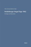 Heidelberger Hegel-Tage 1962