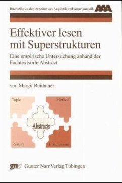 Effektiver lesen mit Superstrukturen - Reitbauer, Margit