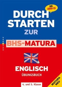 Durchstarten zur BHS-Matura Englisch 4./5. Klasse. Übungsbuch mit Lösungen und CD - Zekl, Claudia