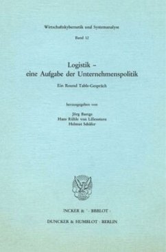 Cover Logistik - eine Aufgabe der Unternehmenspolitik.