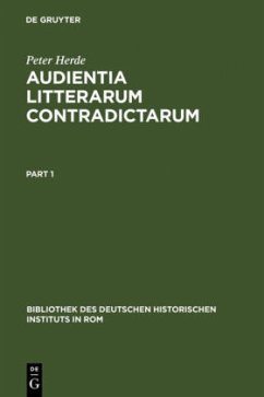 Audientia litterarum contradictarum - Herde, Peter