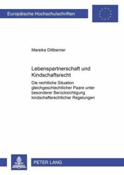 Lebenspartnerschaft und Kindschaftsrecht - Dittberner, Mareike
