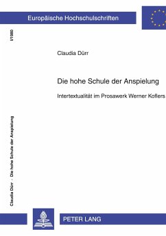 Die hohe Schule der Anspielung - Dürr, Claudia