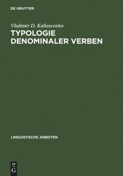 Cover Typologie denominaler Verben